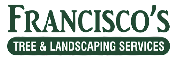 The logo for francisco 's tree and landscaping services