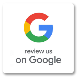 a google logo that says `` review us on google '' .