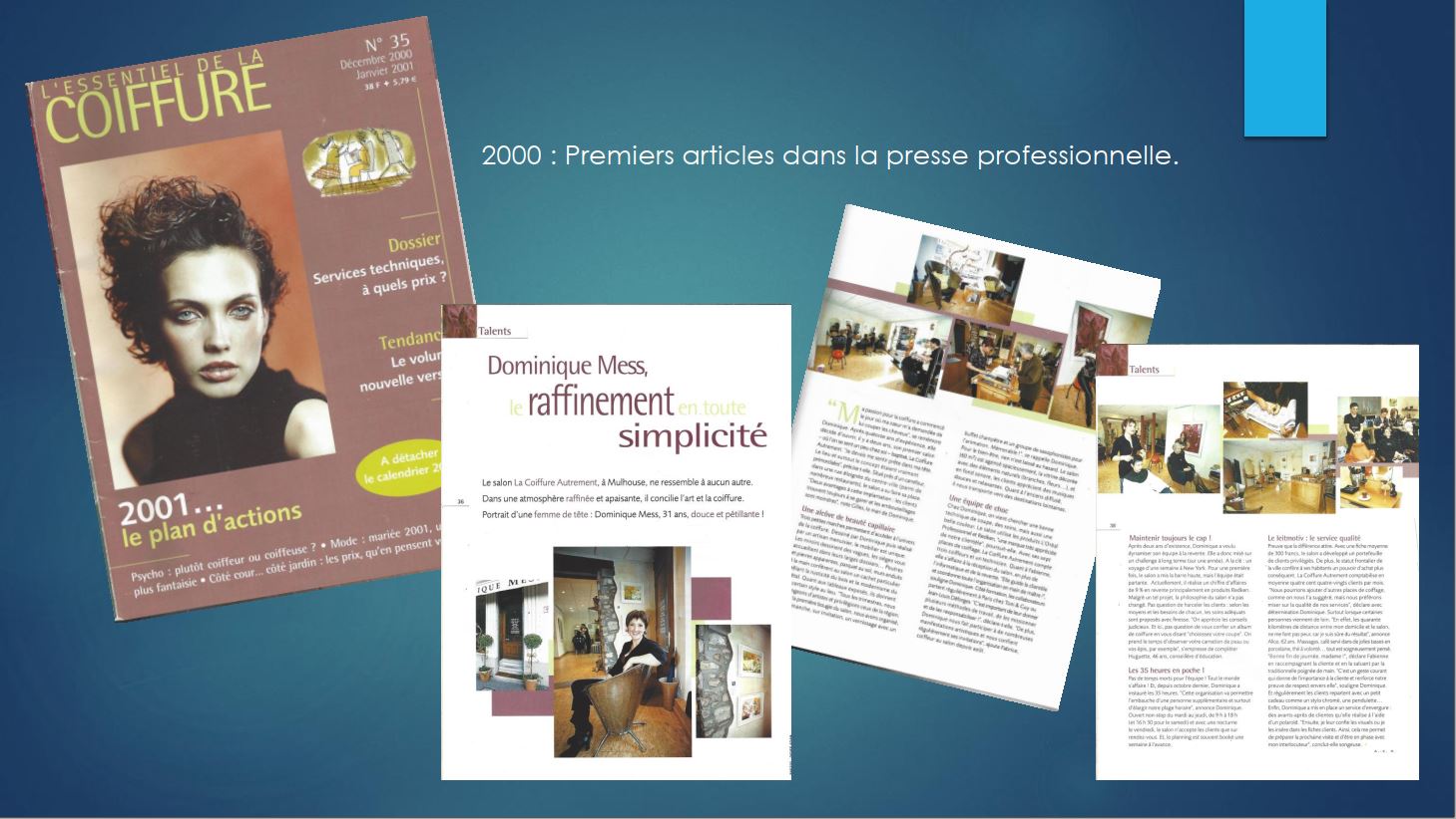 Article de presse Coiffure Autrement Mulhouse