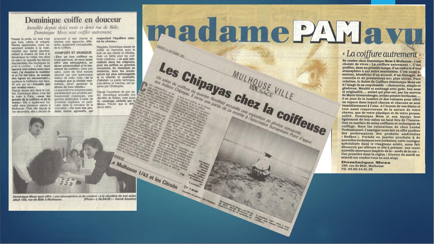 Article de presse Coiffure Autrement Mulhouse