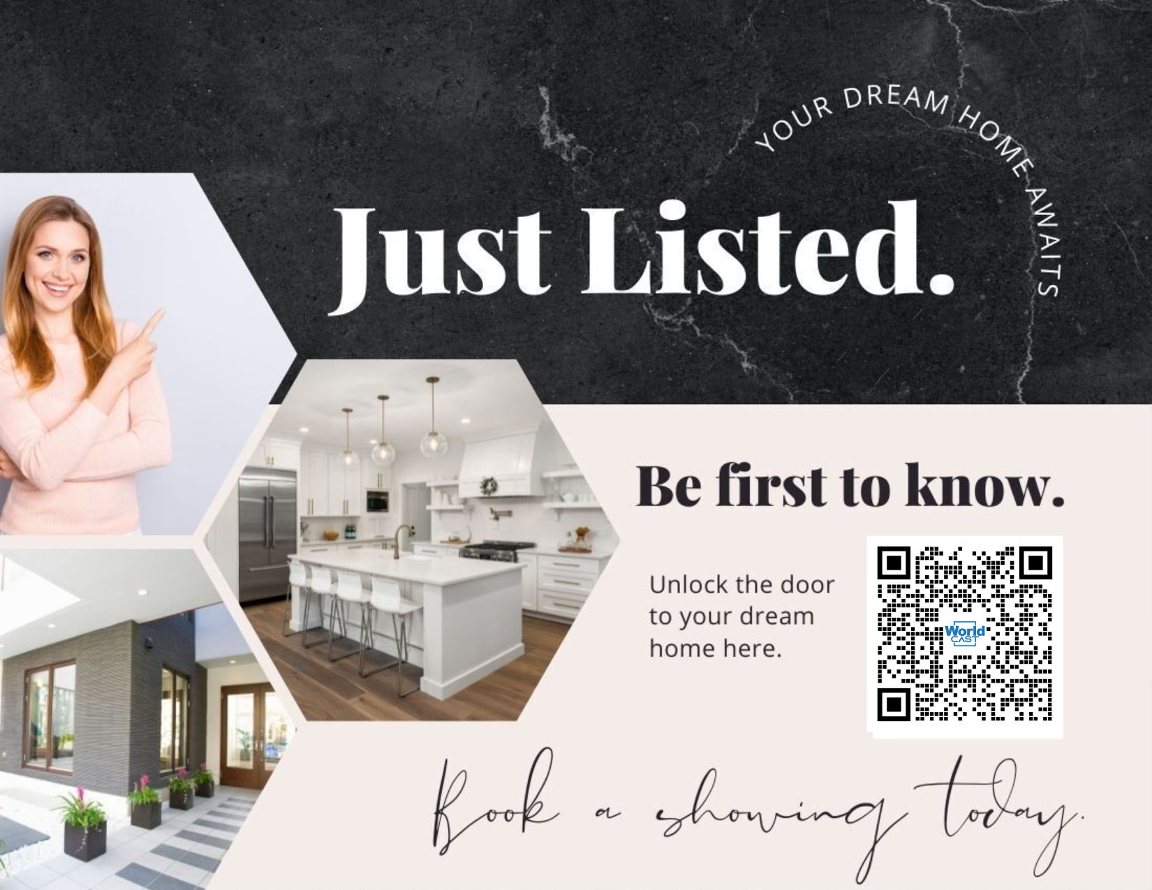 Real Estate post card ad