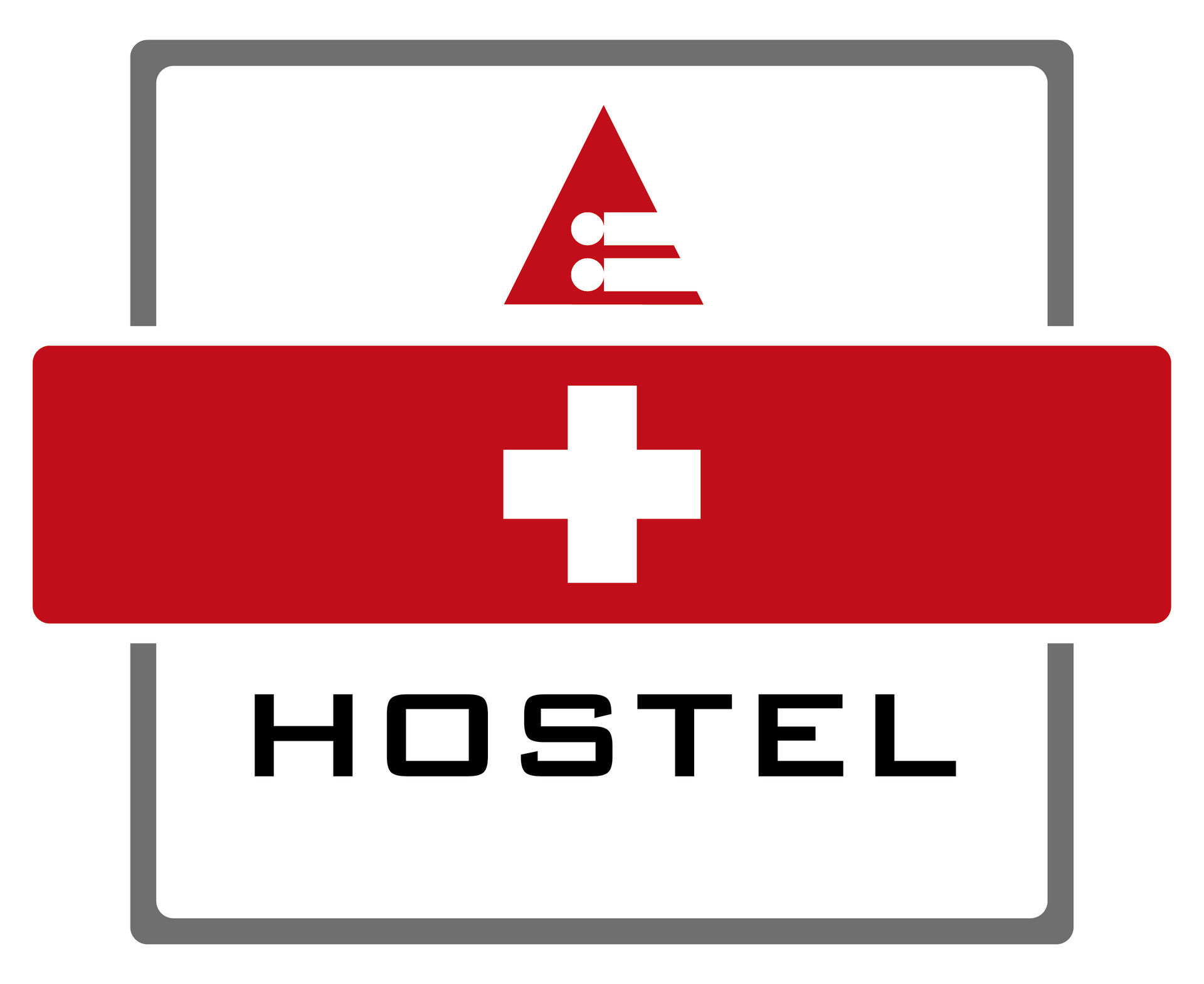 Das Logo der Hostel Klassifizierung zeigt ein Schweizerkreuz.