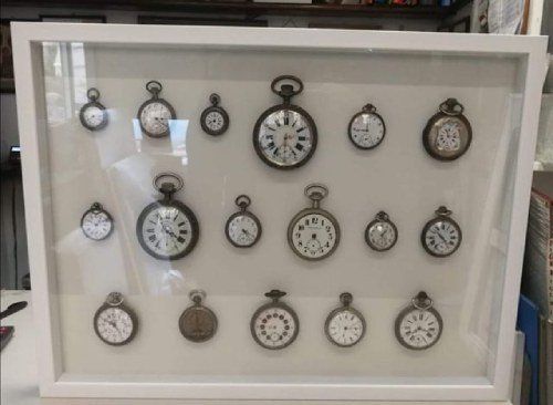 Orologi a taschino incorniciati