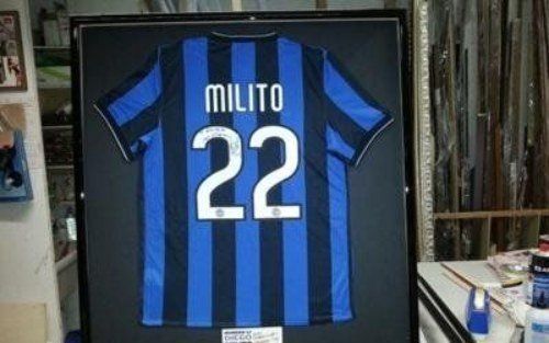 Maglietta dell'Inter incorniciata