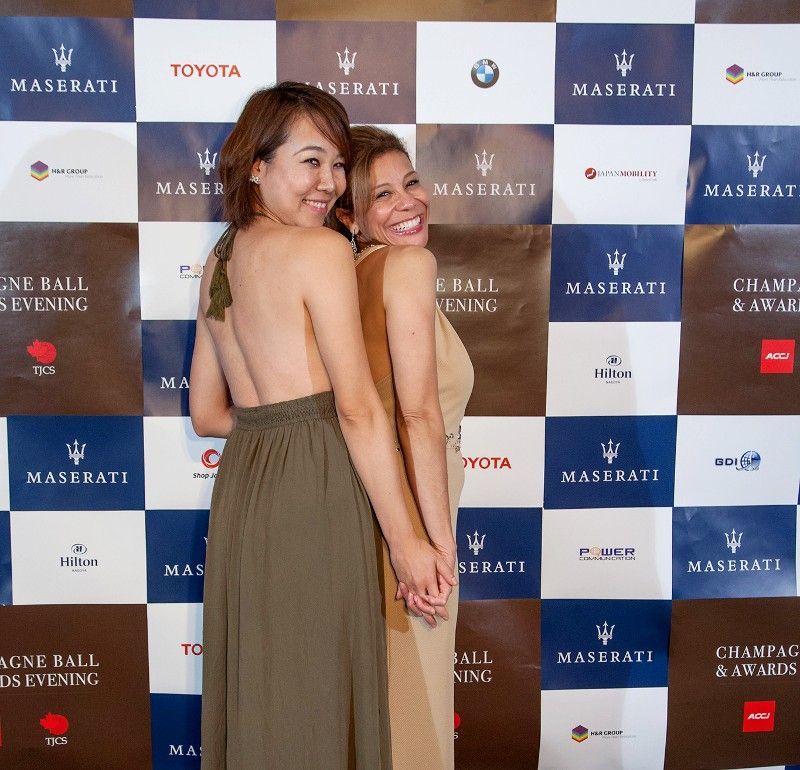 Sponsor logo panel for Champagne Ball