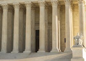 Front of US Supreme Court house