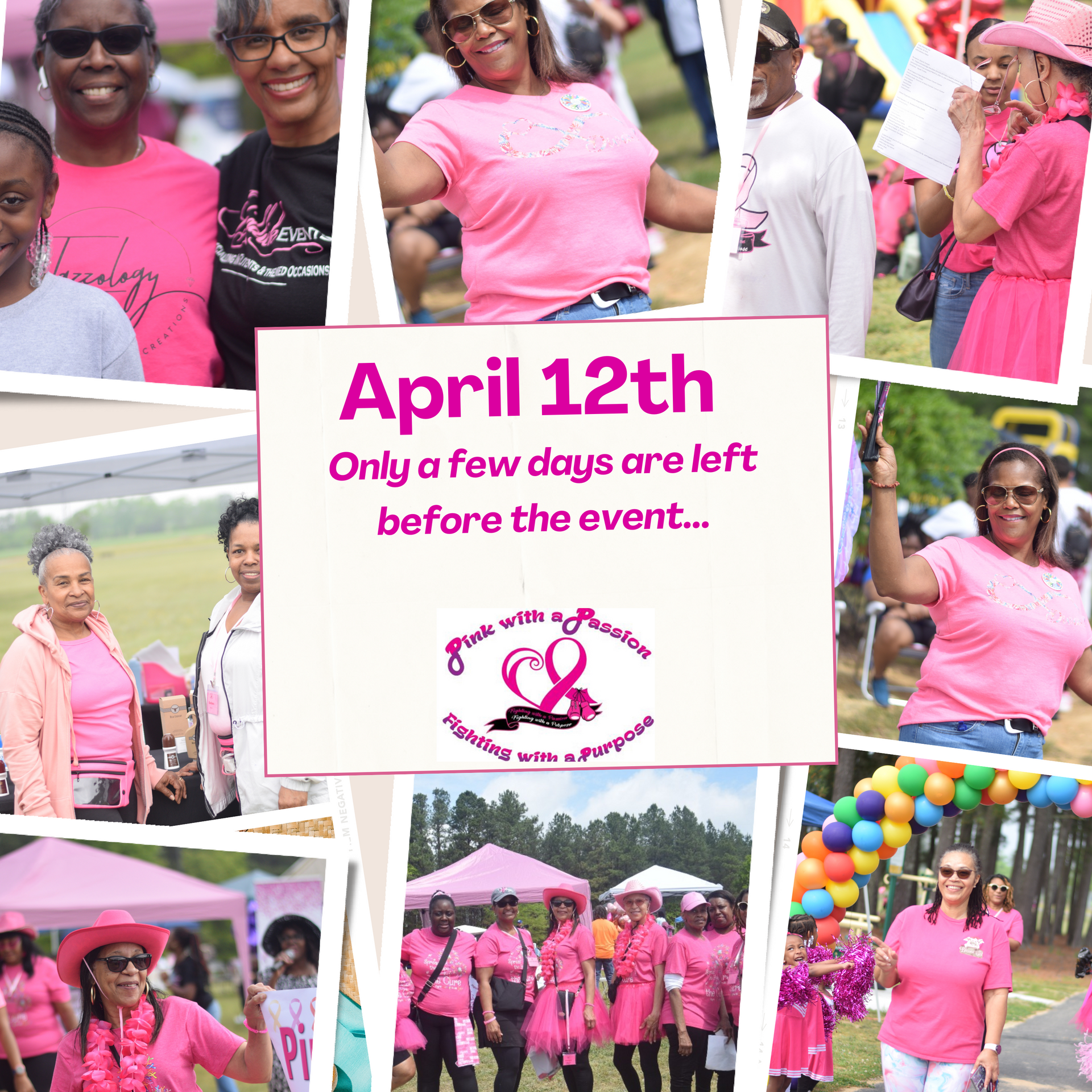 A collage of photos with the date april 12th