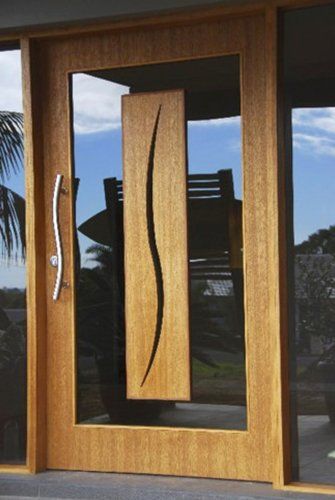 Glass And Wood Door — Door Specialist in Wauchope, NSW