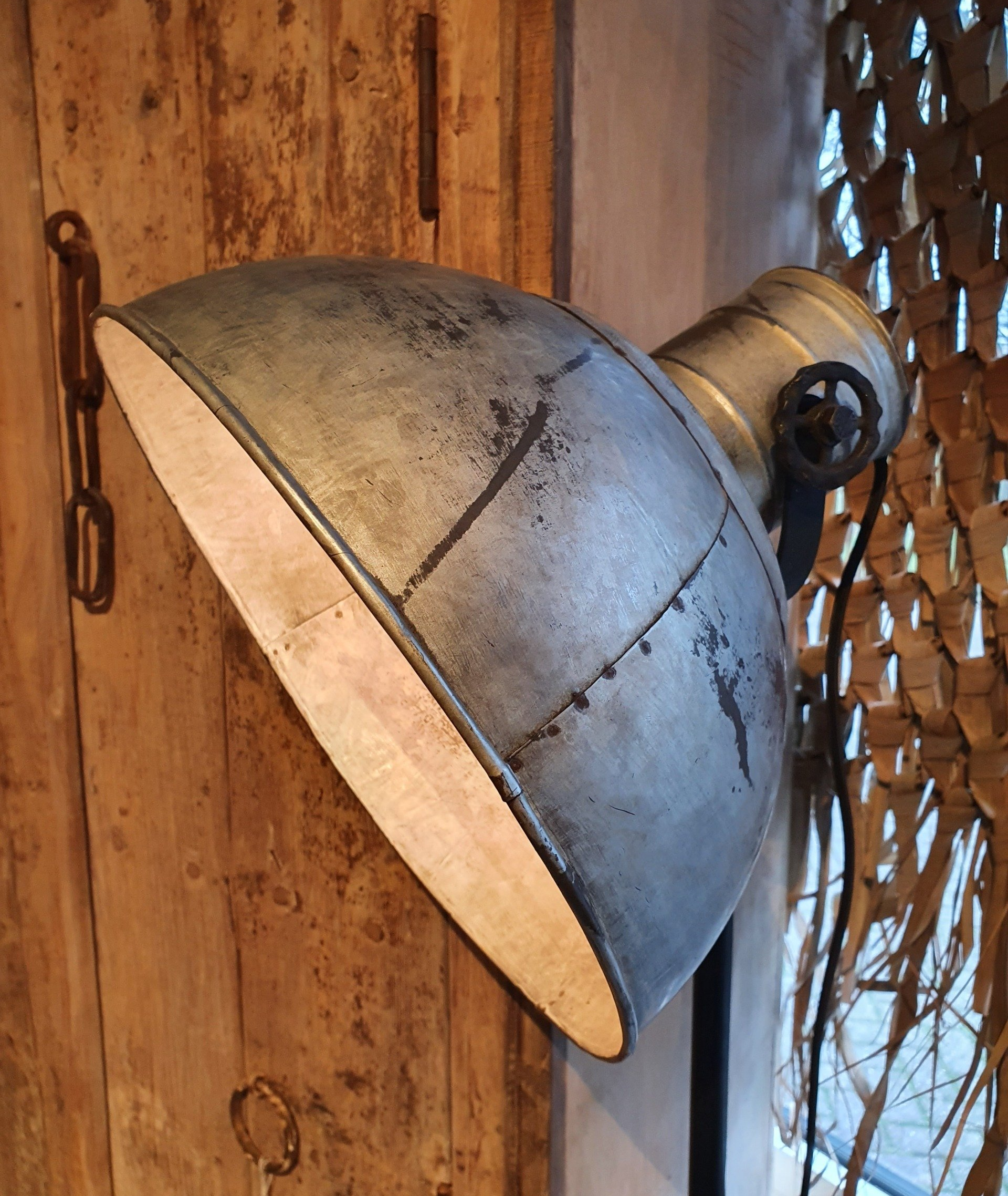 Industriële vloerlamp spot metaal