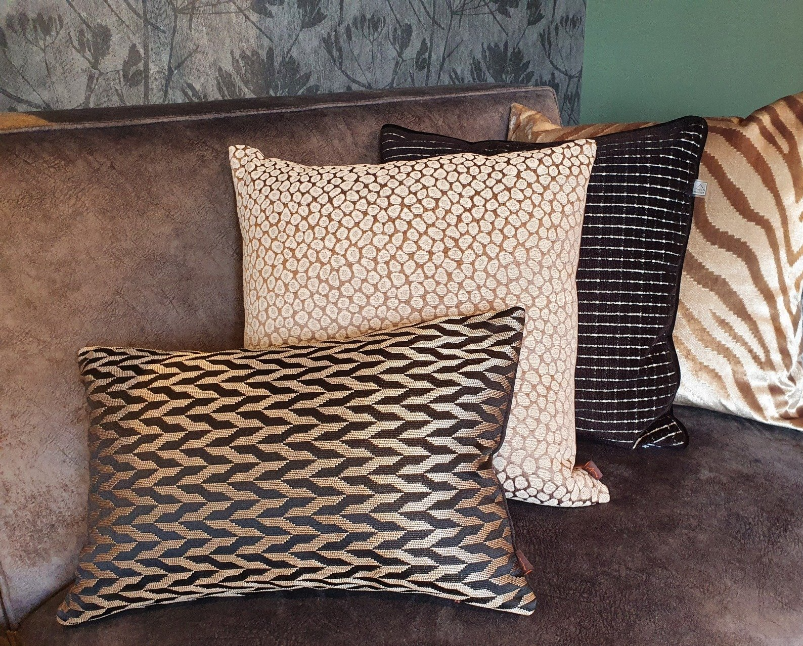 Sierkussens chique velours met motief ijsbrand