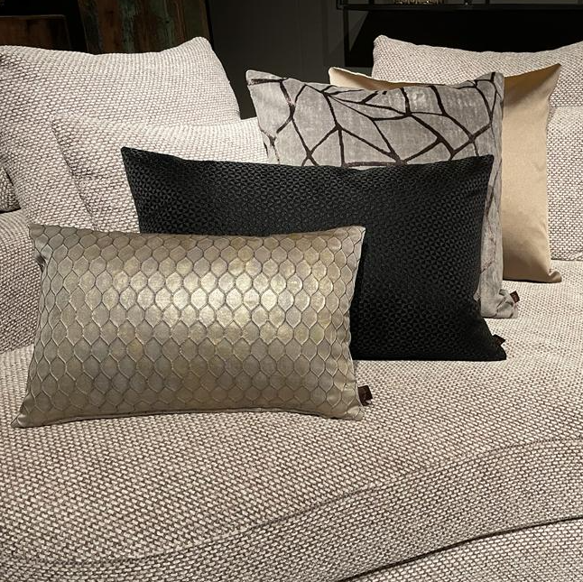 Sierkussens chique velours met motief ijsbrand