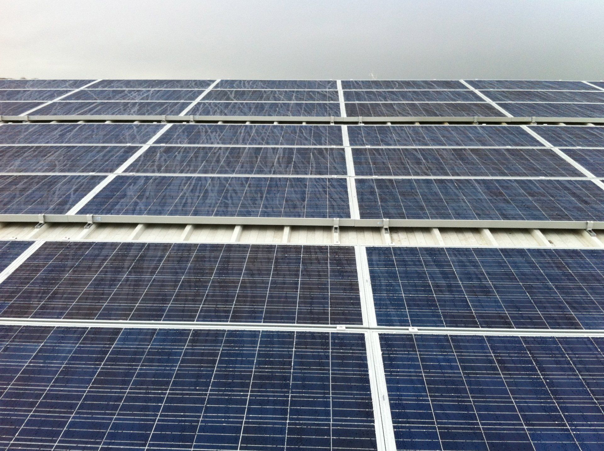 close up shot of solar panels