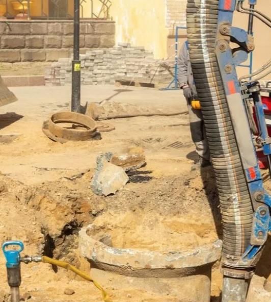Construction Site With Dirt, a Pipe, and Machinery — Atherton Location Services In Atherton, QLD