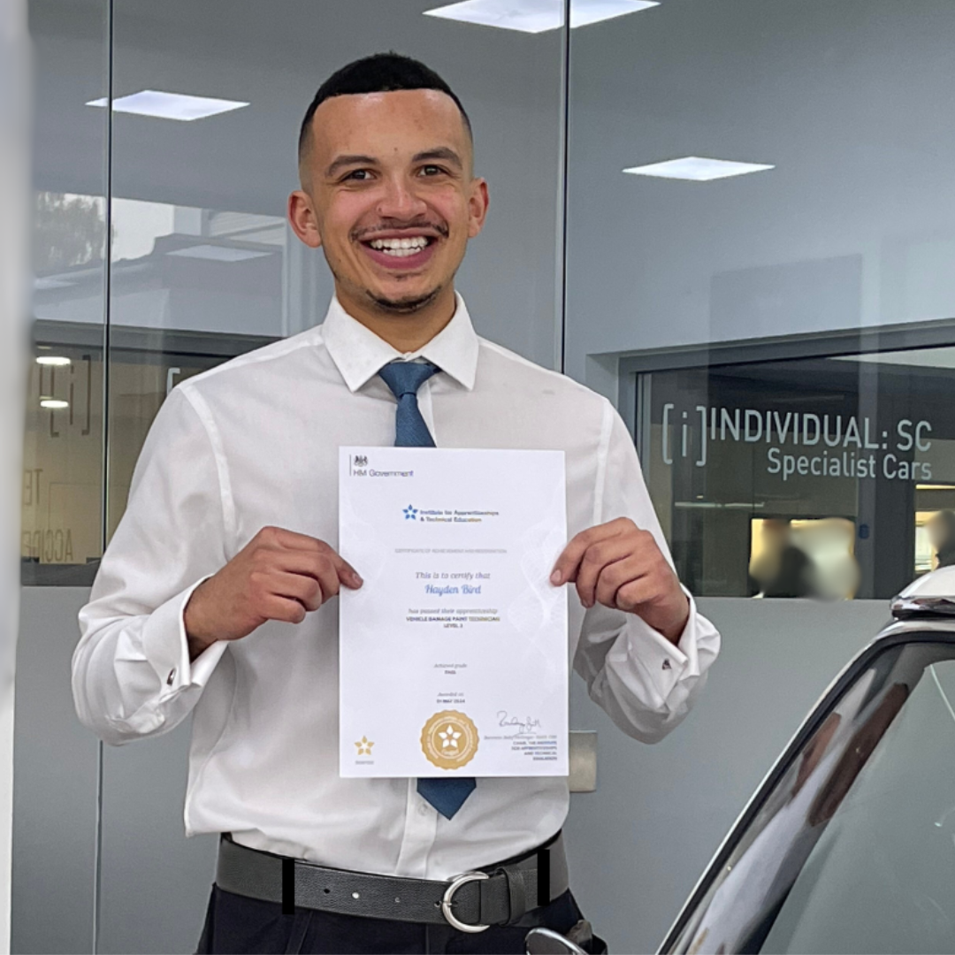 Hayden Bird ISC Vehicle Paint Technician