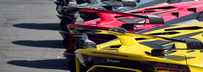 Lamborghini Approved Bodyshop - cars parked