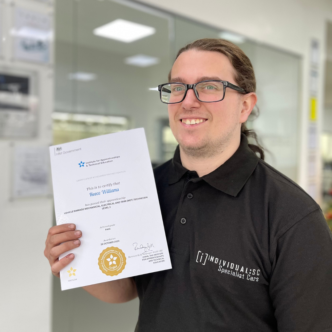Reece Williams - from Apprentice to fully qualified Technician