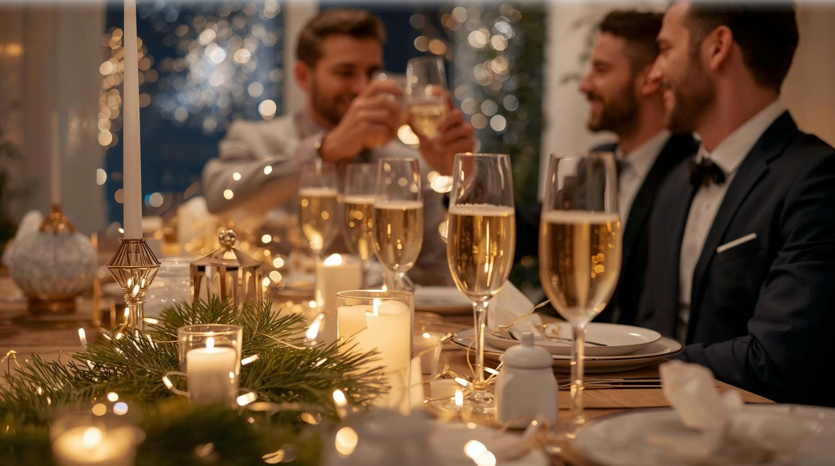 Champagne and loved ones