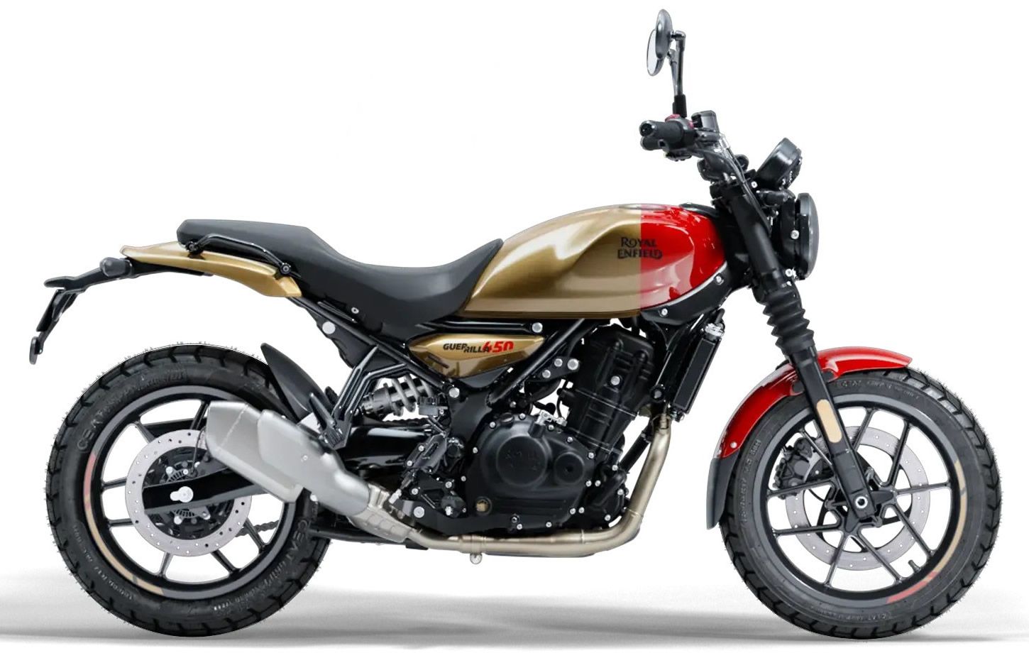 Royal Enfield Guerilla Gold Dip