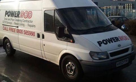 a well equipped van of Power Rod Eastern