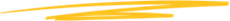 A close up of a yellow brush stroke on a white background.