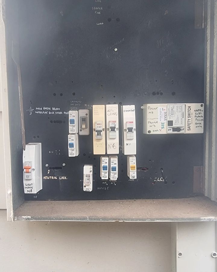 A Black Box With A Lot Of Electrical Equipment On It — Licence To Spark In Tuggerah, NSW