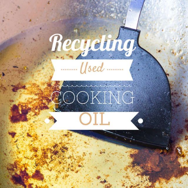 Recycling used cooking oil 