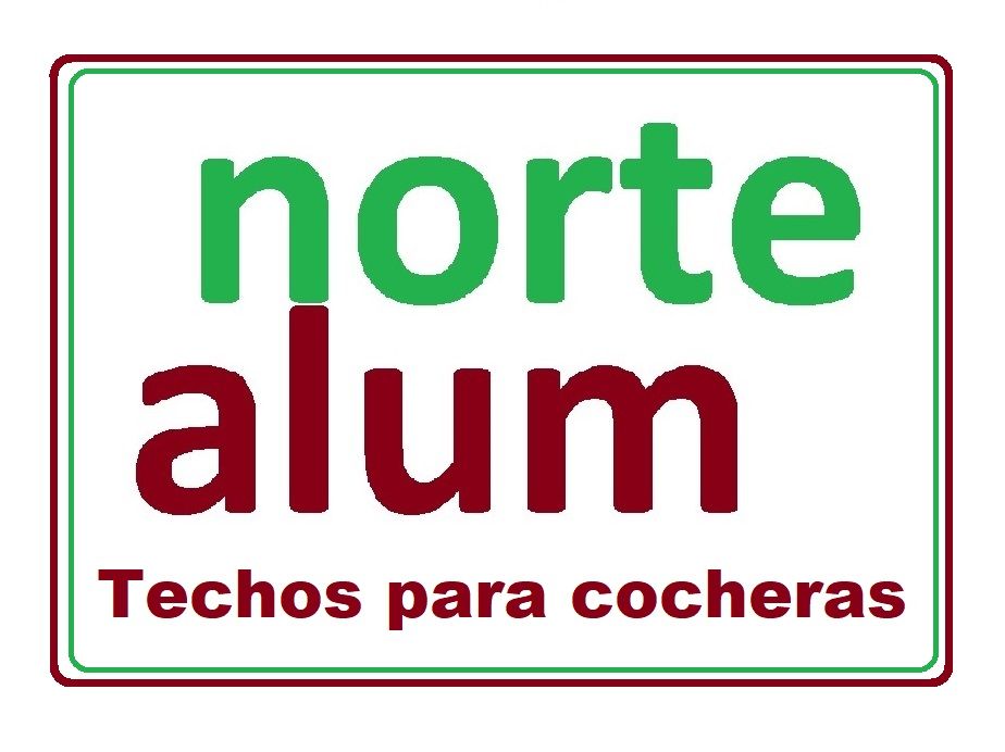 A logo for norte alum techos para cocheras