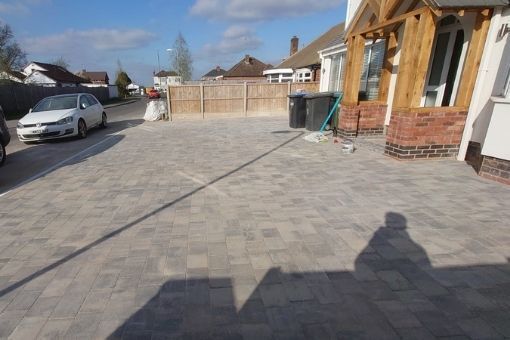 tegula block paving for a large driveway in Coventry