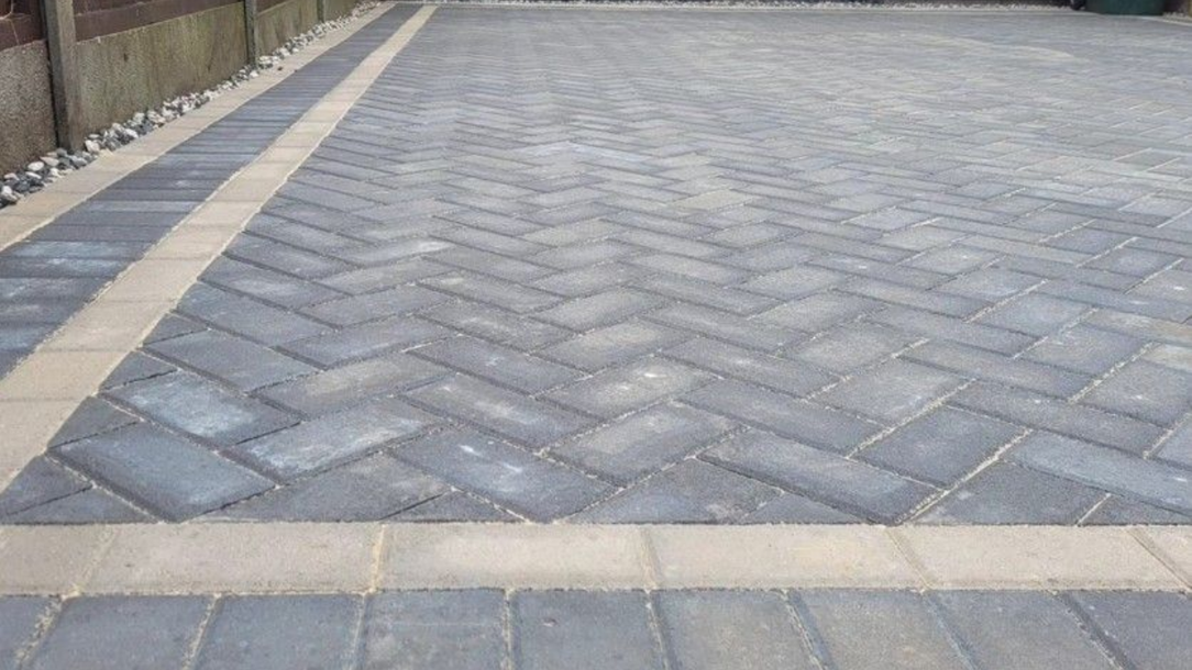 DNA Driveways Coventry - block paving driveway installed in herringbone pattern in Coventry