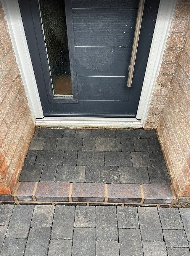 block paving doorway step in Binley Woods, Coventry