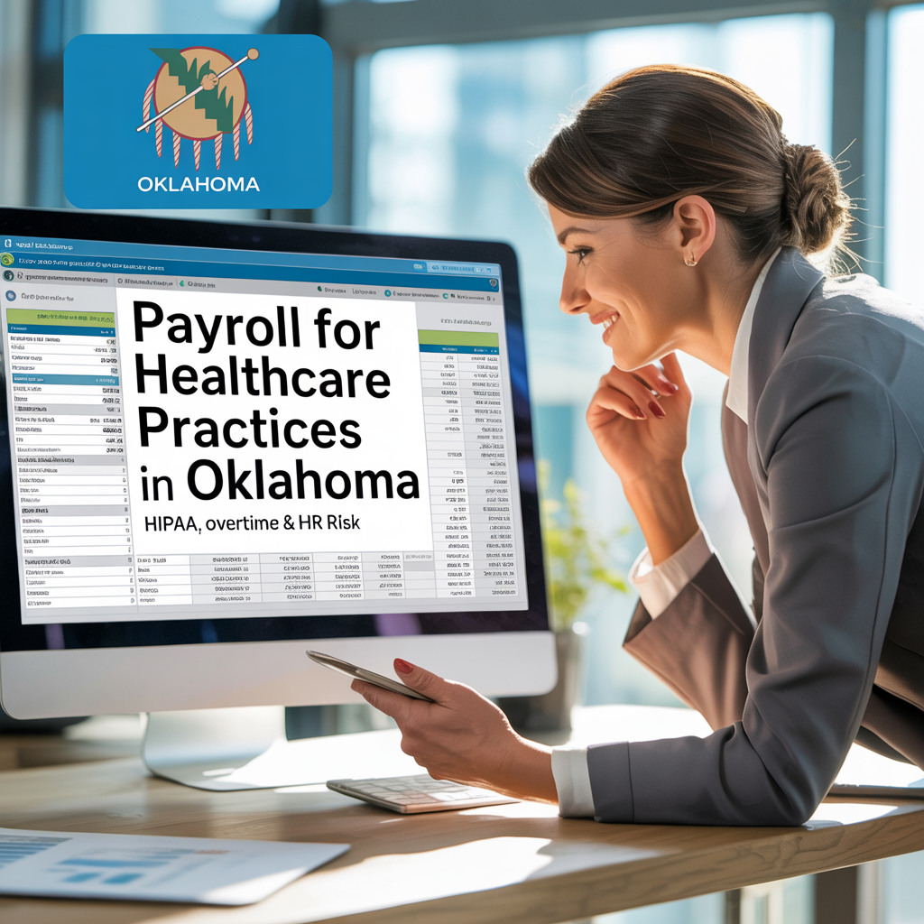 A woman is sitting at a desk looking at a computer screen.