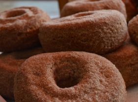 Doughnuts sold at our traditional bakery in Billingshurst