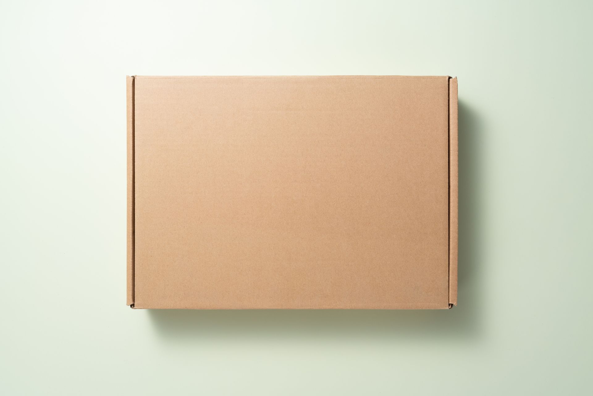 A cardboard box.