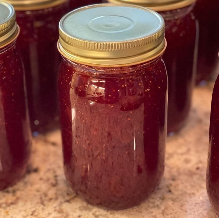 locally made strawberry jam
