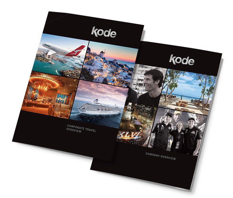 Kode Entertainment group corporate brochure design