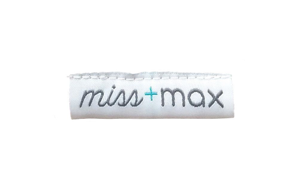Miss + Max bibs