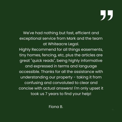 A green background with a quote from fiona b.