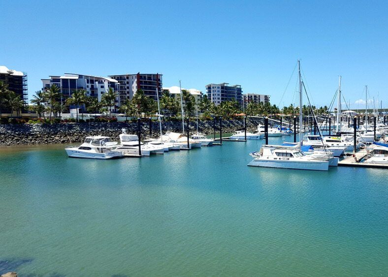 Yachts Lined Up in Mackay Harbour - Your Local Welder in Mackay, QLD