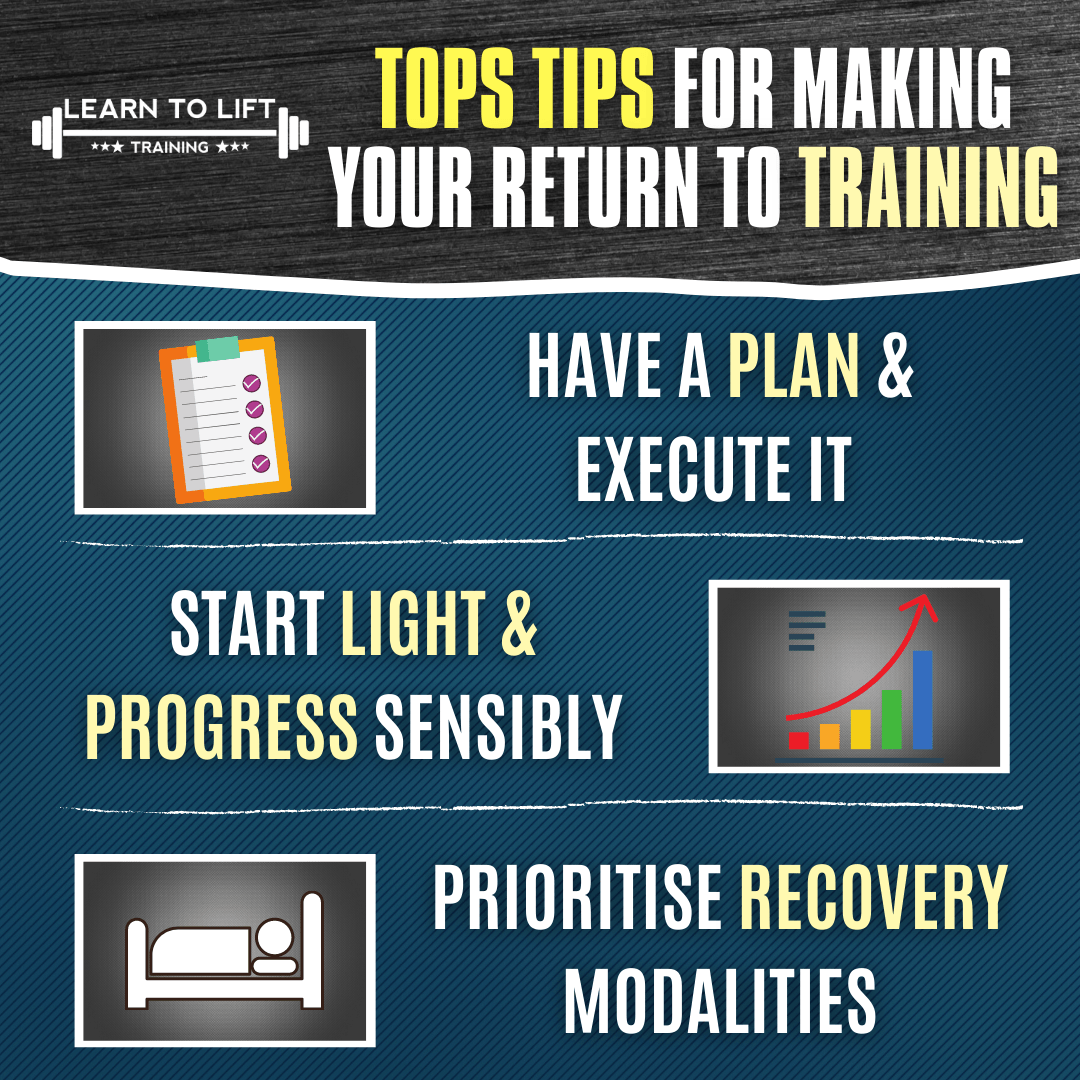 Top Tips For Making Your Return To Training In Gyms In Glasgow