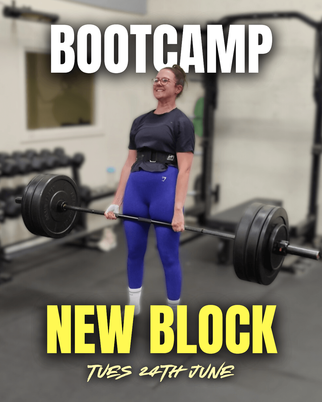 Learn To Lift Training Glasgow Bootcamp Block 4 June 2025 Poster