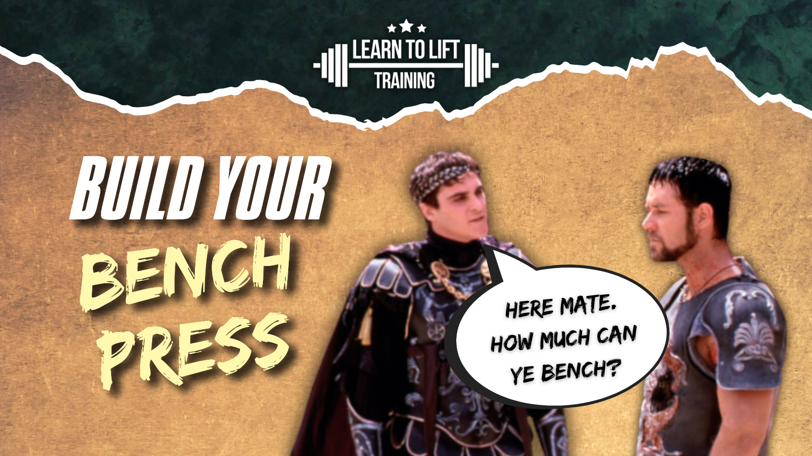 Build Your Bench Press With Learn to Lift Training Glasgow Banner