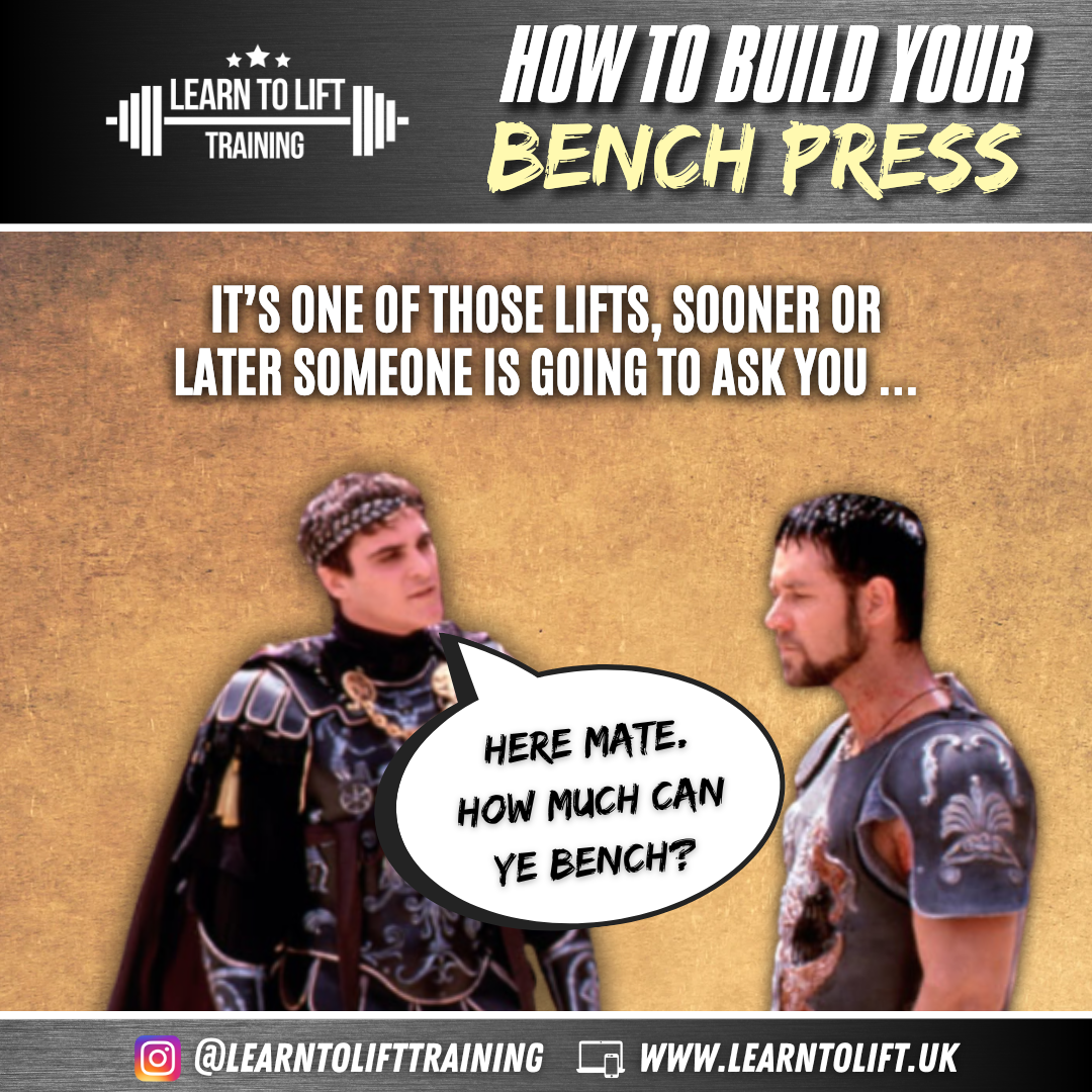 Build Your Bench Press With Learn to Lift Training Glasgow Infographic 1