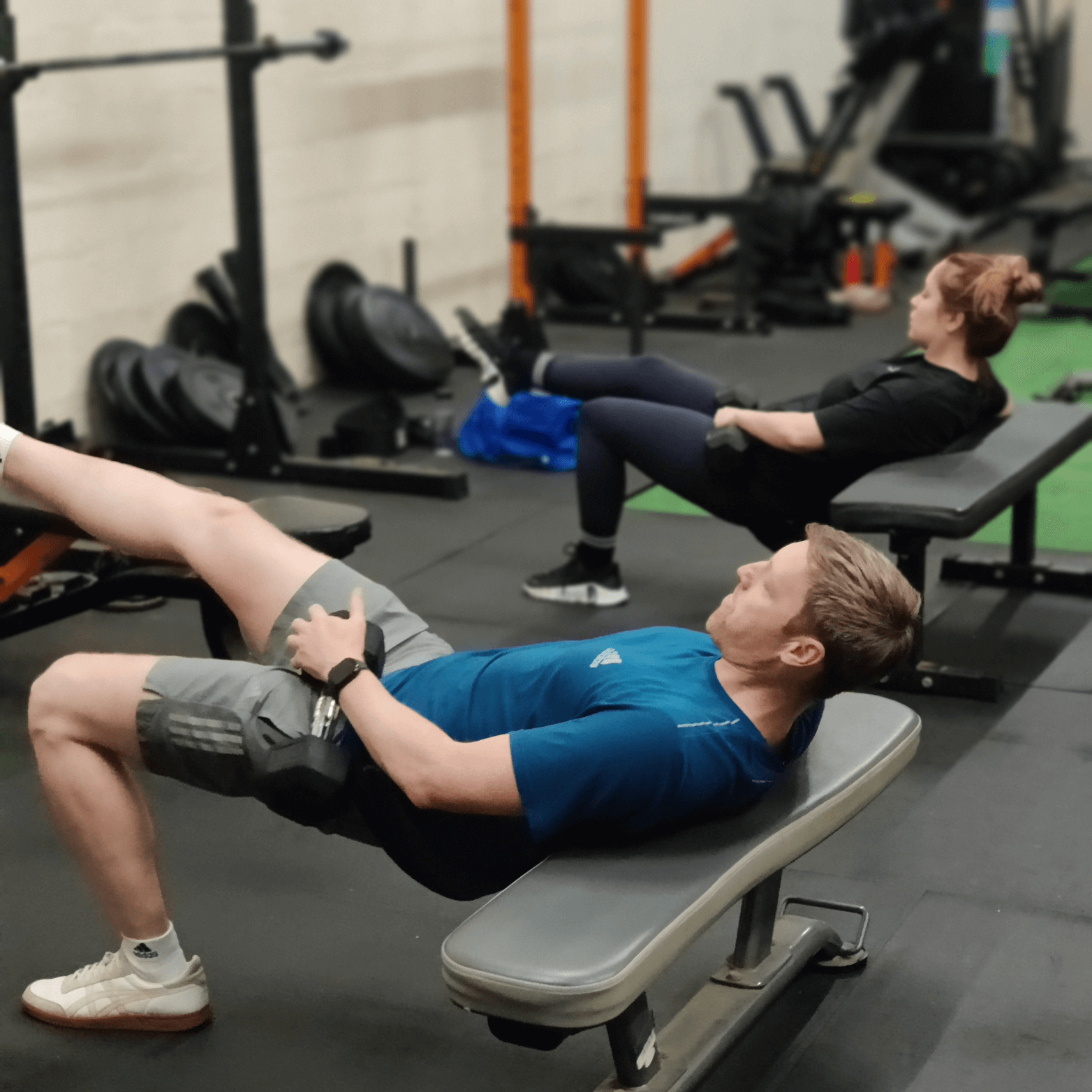 Glasgow Bootcamp members training during one of the fitness classes