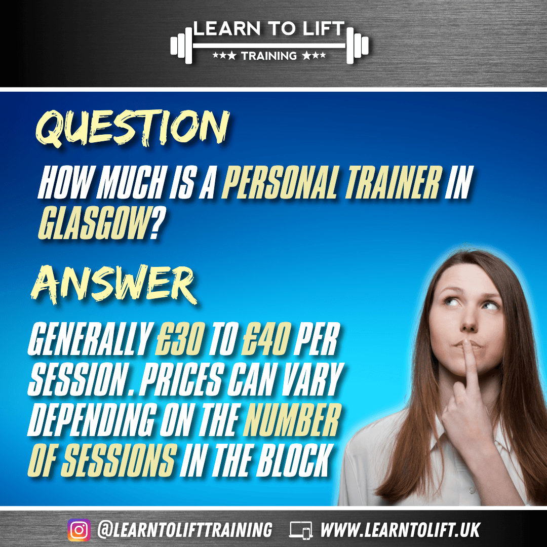 How much is a personal trainer in Glasgow?