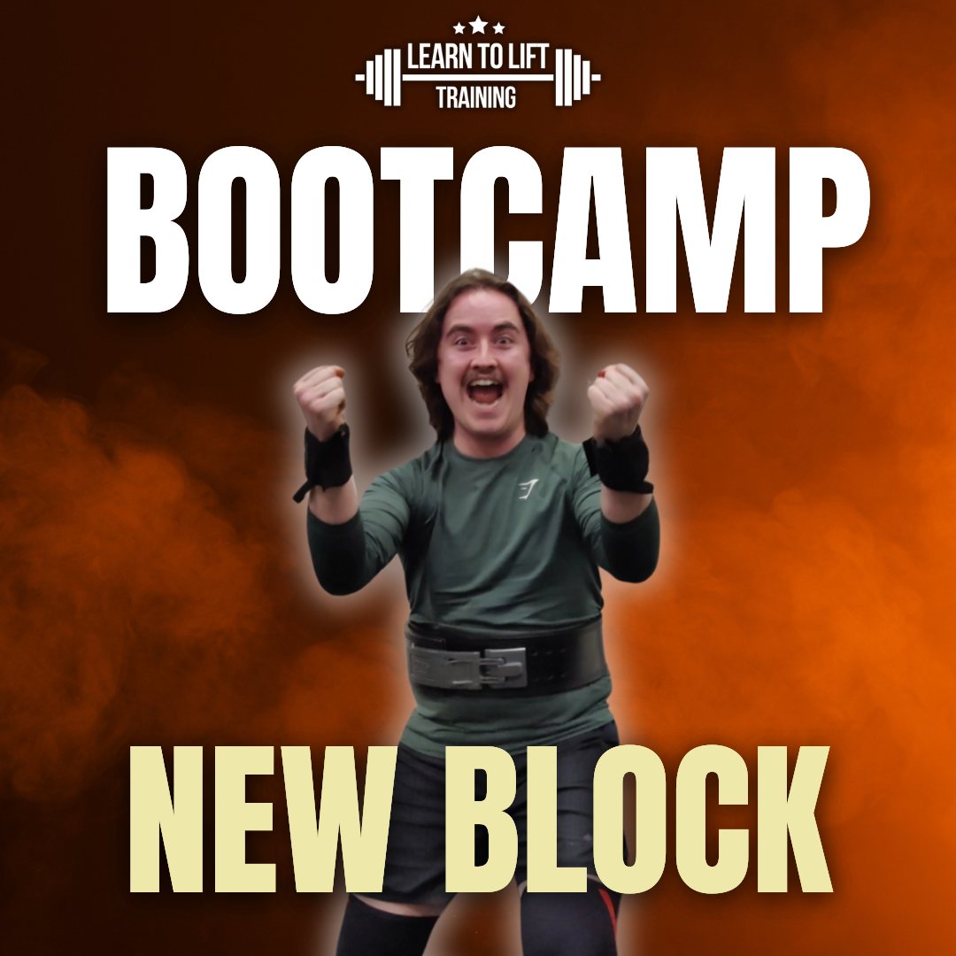 Learn To Lift Training Bootcamp Glasgow New Block March 2025 Poster