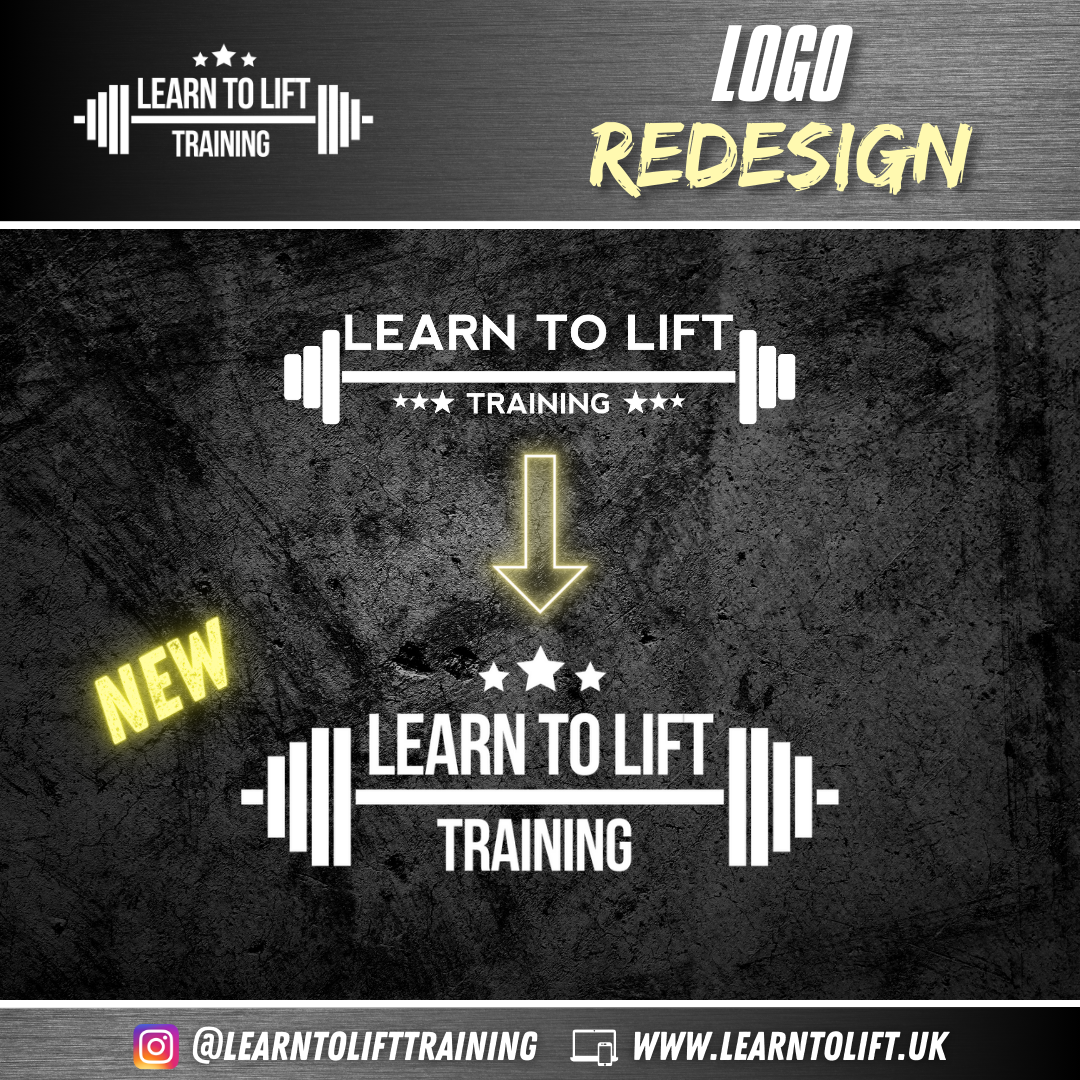 Learn To Lift Training New Logo Infographic