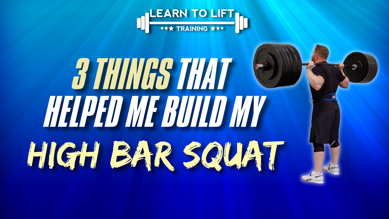 Personal Trainer Glasgow - 3 Things That Helped Me Build My High Bar Squat
