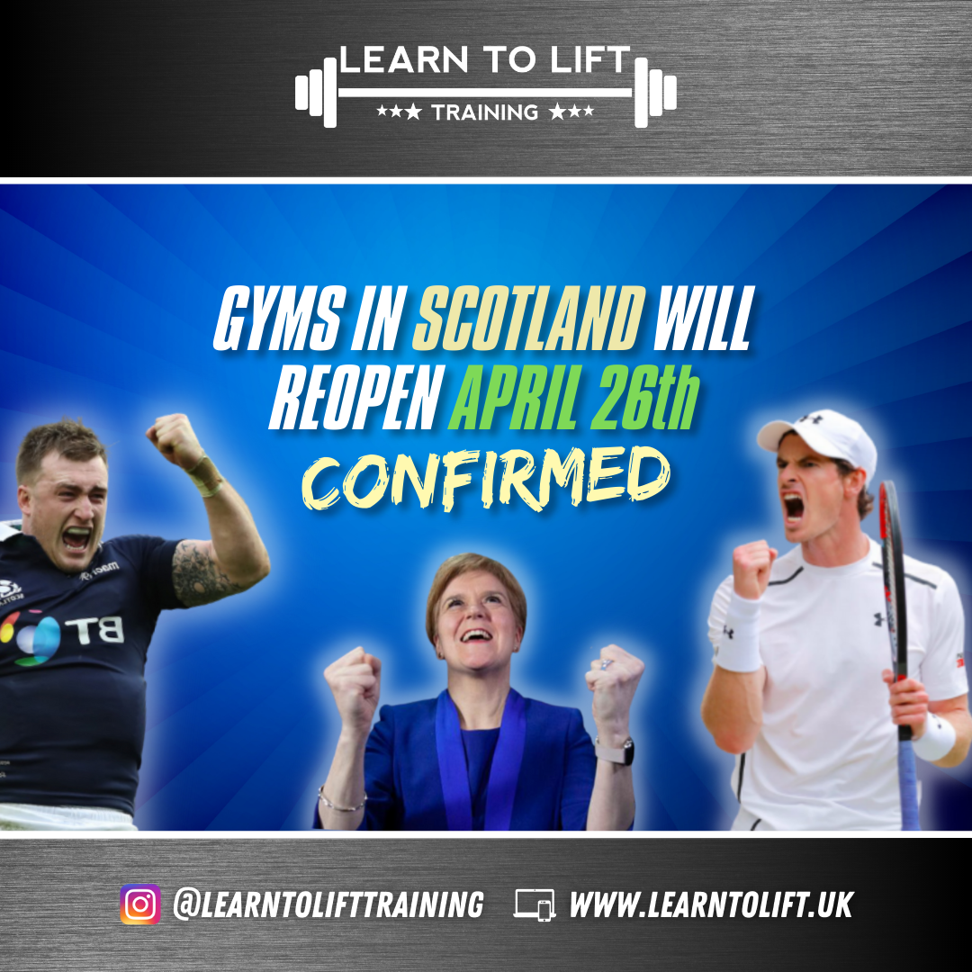 Gyms in Scotland reopening date confirmed