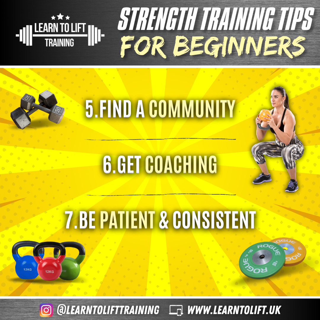 Strength Training Tips for Beginners in Glasgow Infographic 2