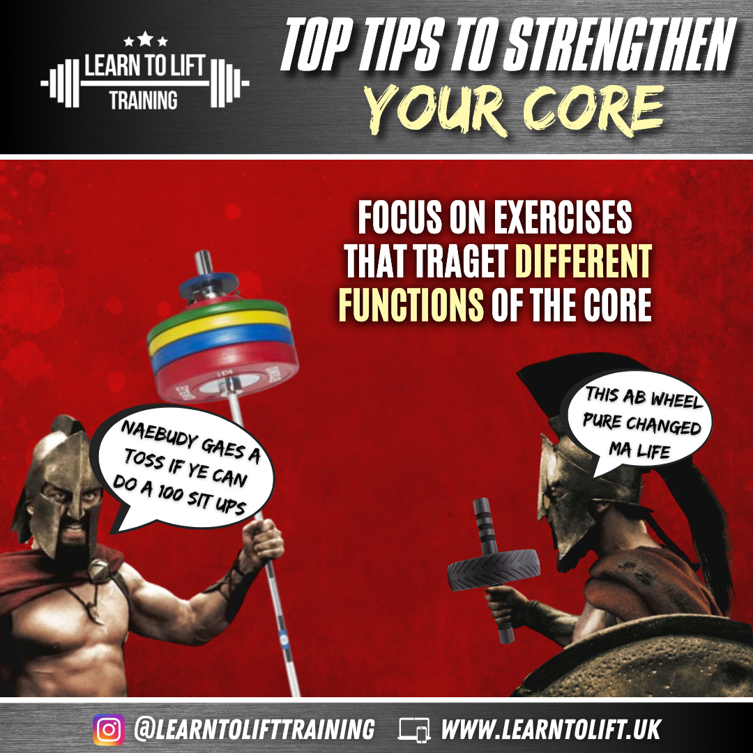 Strengthen Your Core with Our Glasgow Bootcamp Infographic 2